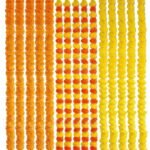 Artificial Marigold Flower Garlands Pack of 15 | Genda Phool
